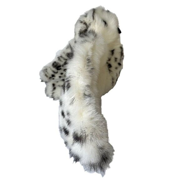 Folkmanis Snowy Owl Hand Puppet Bird Head Turns Plush White Wings - Picture 7 of 11
